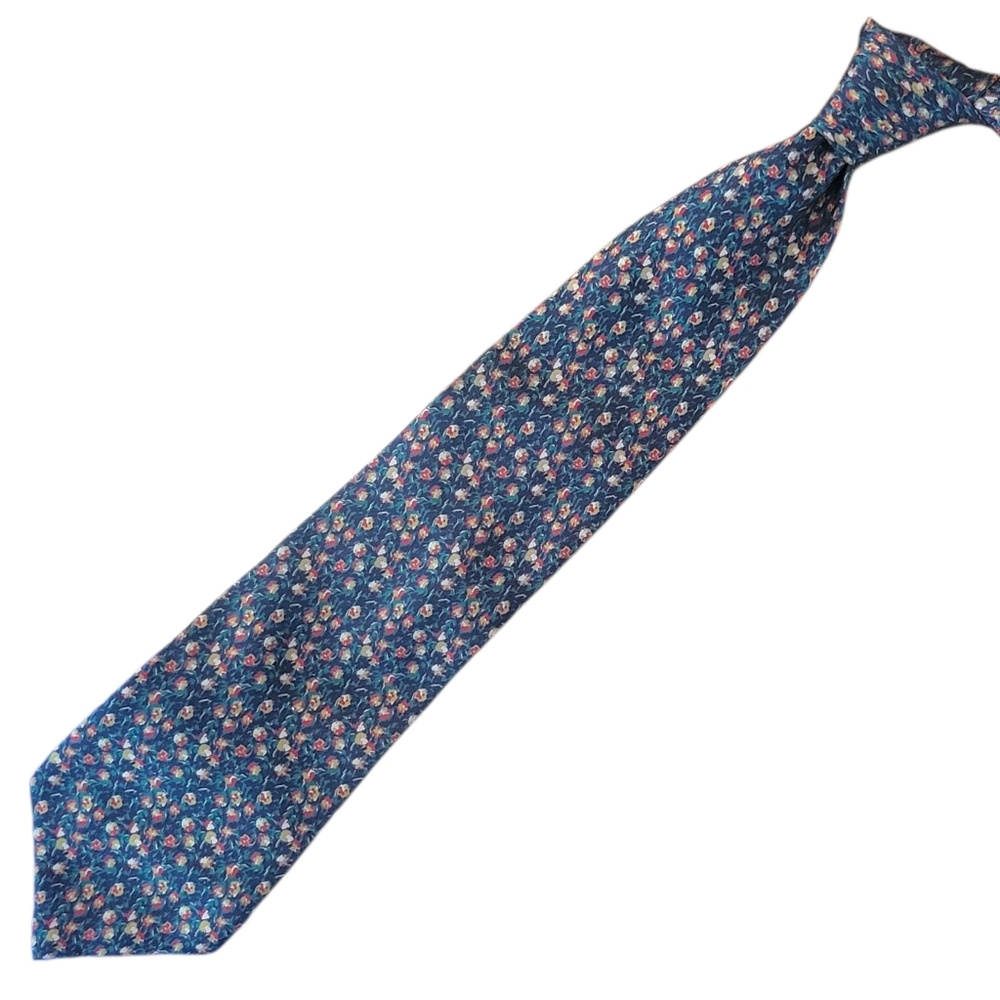 Christian Dior Tie 👔 Actually Amazing Floral Italian Silk